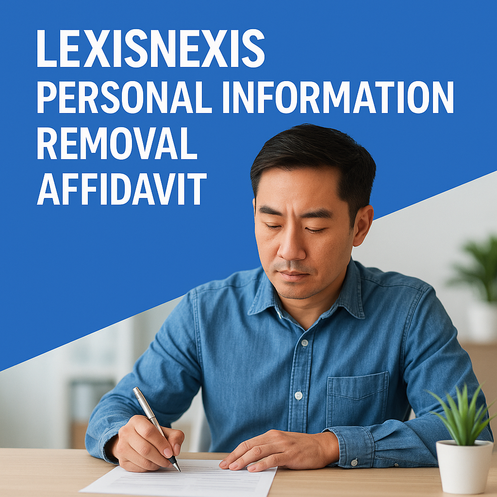 LexisNexis Personal Information Removal Affidavit